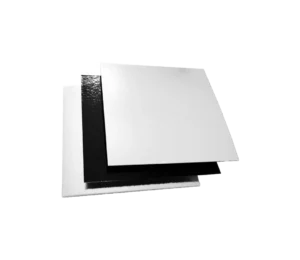 Carré droit NOIR / BLANC 08cm sans languette